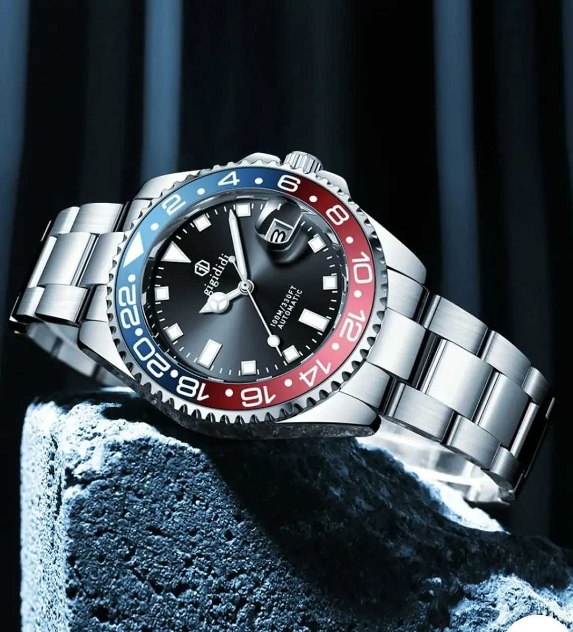 Gigididi Automatic 41 mm Diver Seagull Original ST16