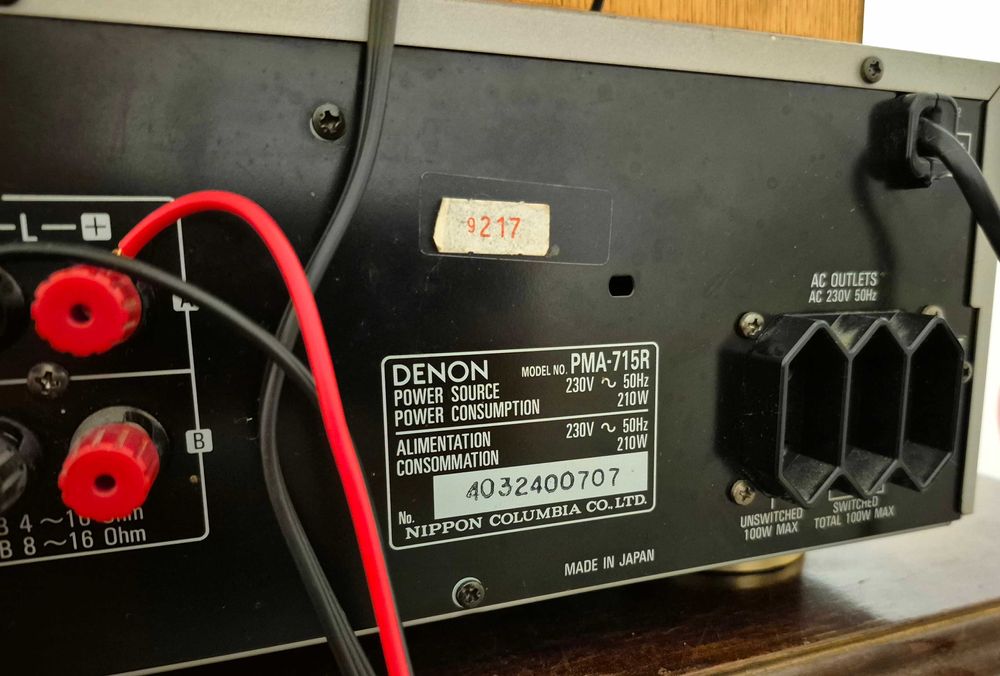Vand Denon PMA-715R, de colectie, culoare rara champagne, vintage !