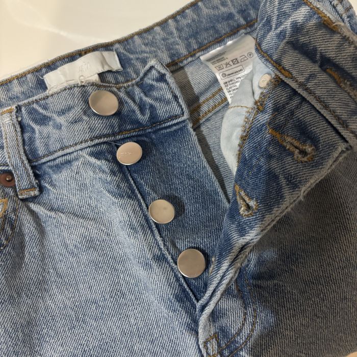 Светлосини широки дънки