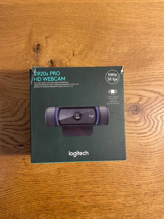 Webcam Logitech C920s Pro HD – 1080p - stare excelentă