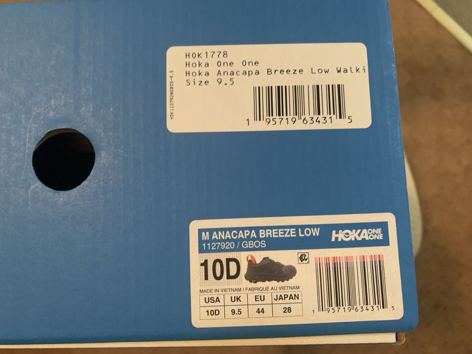 Маратонки / обувки за планина Hoka Anacapa Breeze Low, размер 44