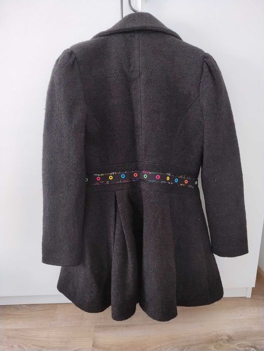 Haina lana neagra paltonaș 100% lana