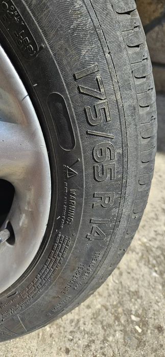Джанти 14 4*108 с летни гуми ДОТ 22