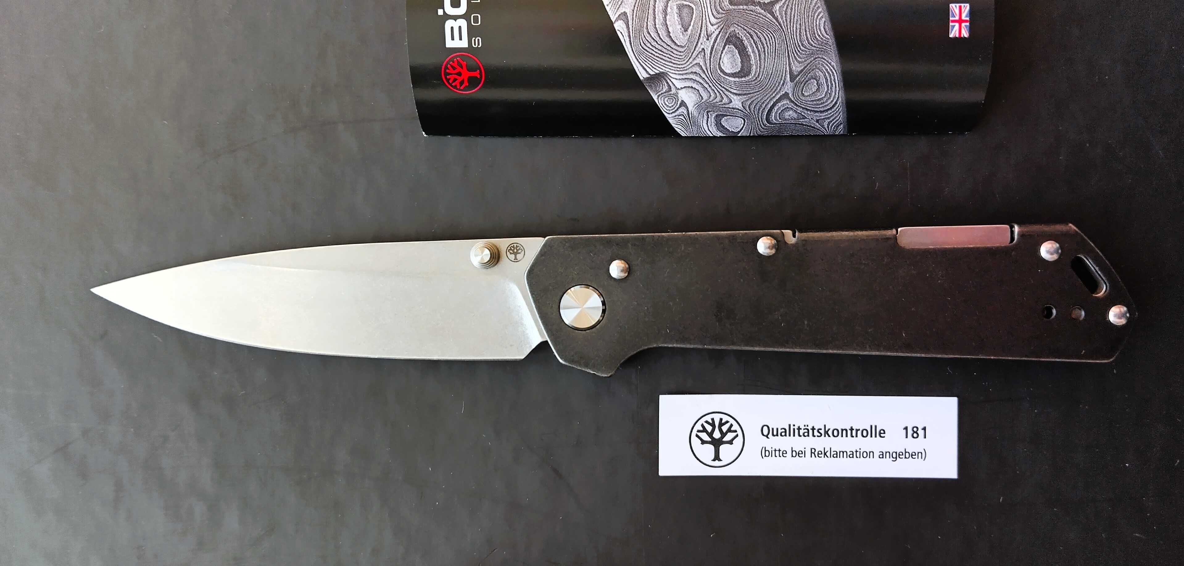 Джобен сгъваем нож Boker Solingen Kihon Bifold Silver - модел 2025 НОВ