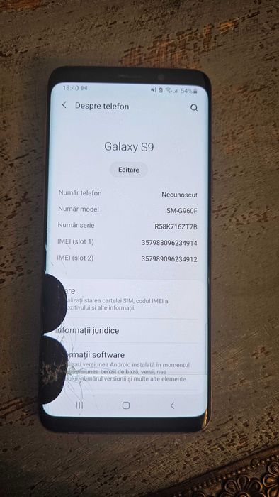 Samsung S9 edge pentru piese