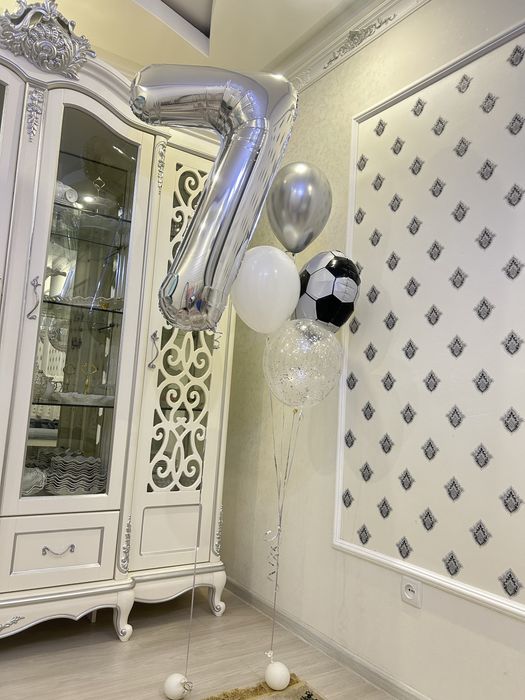 Шары гелевые и цифра 7