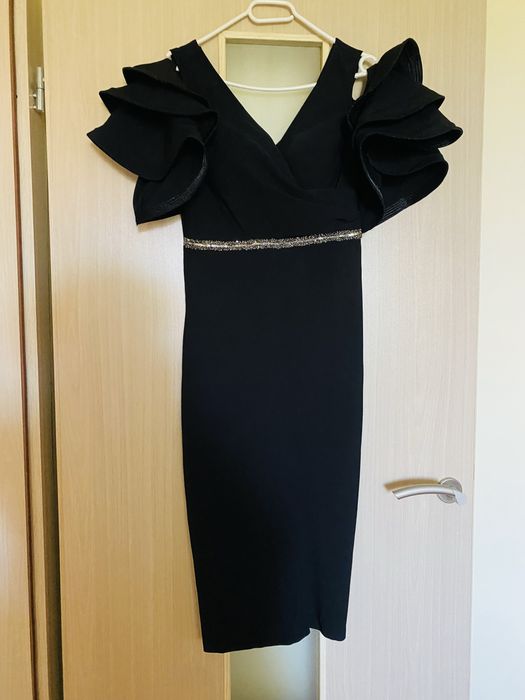 Rochie neagra creion marimea 38