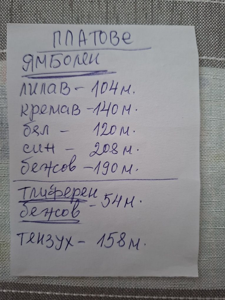 Платове  Ямболен