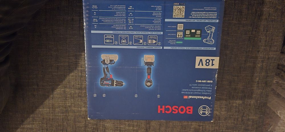 Autofiletanta  bosch  gsb-18v-90c nou