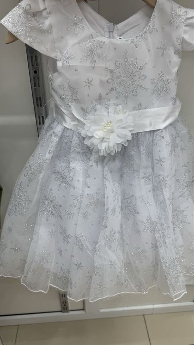 Платье Снежинка новогоднее платье