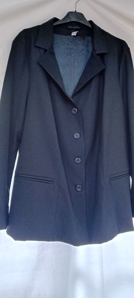 Дамско черно сако 5XL
