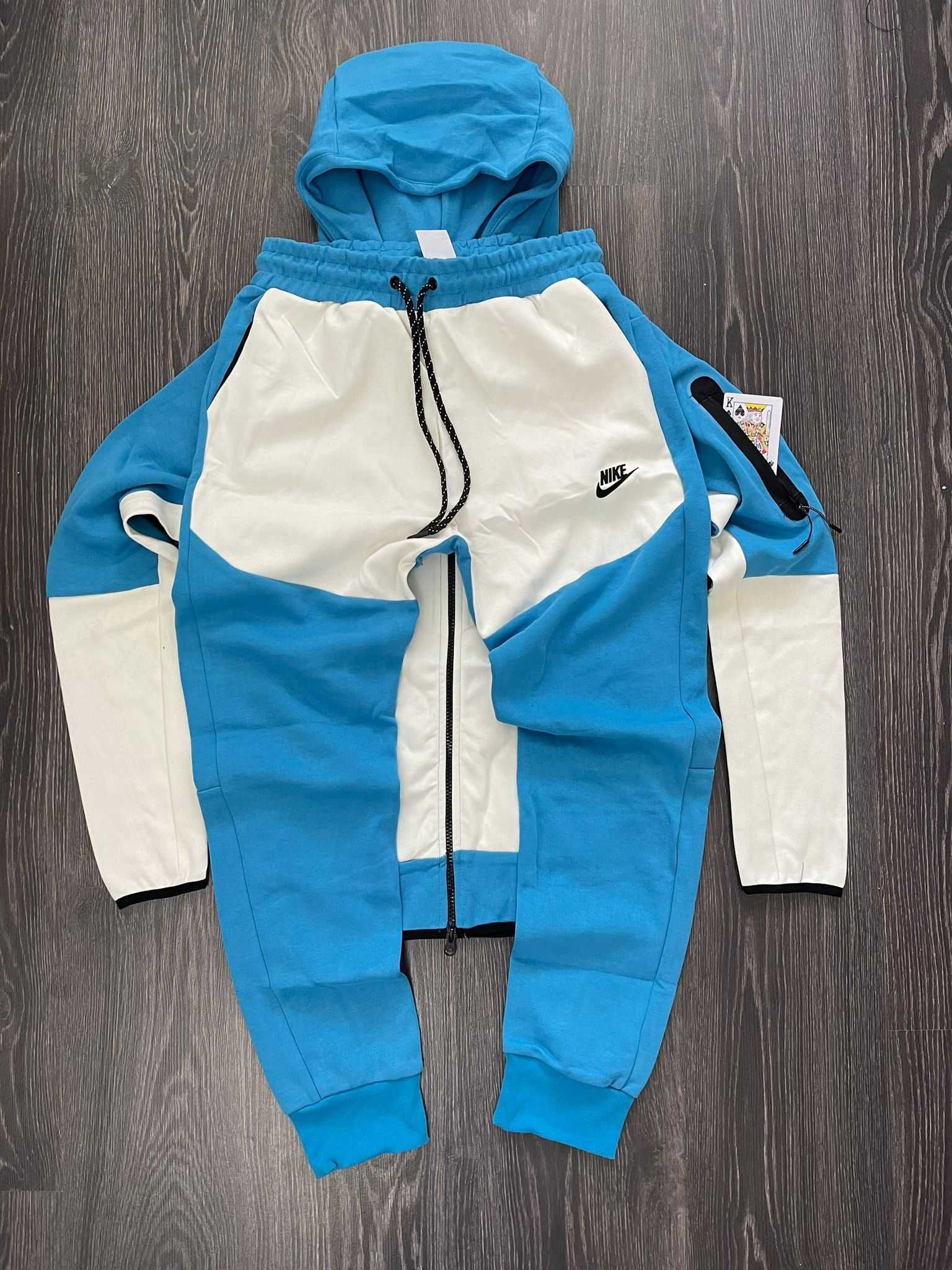 Nike Tech Fleece Baby Blue  S M L XL (Livrare cu Verificare)