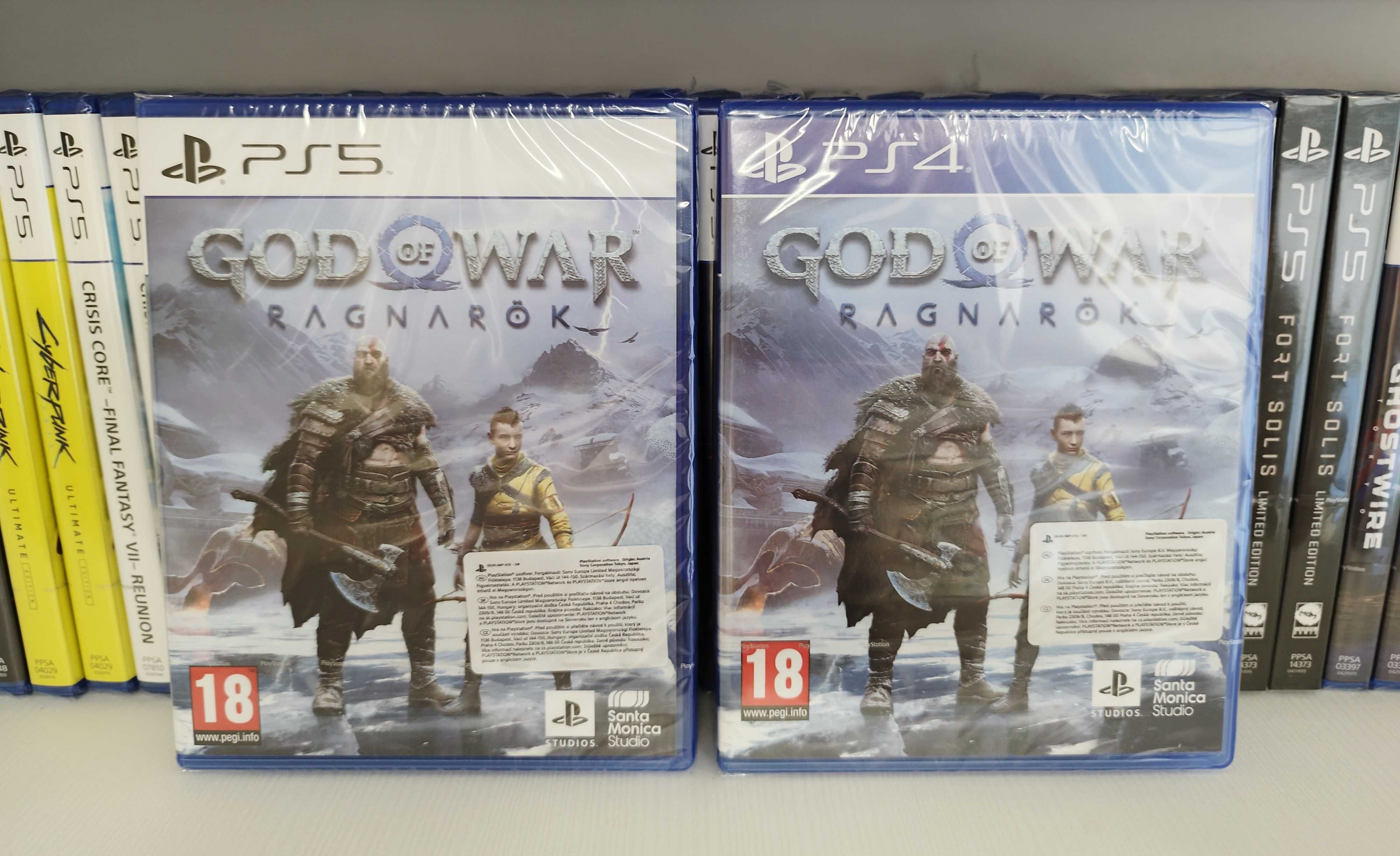 [ps4/ps5]! чисто НОВИ! God of War Ragnarok / СУПЕР цена!