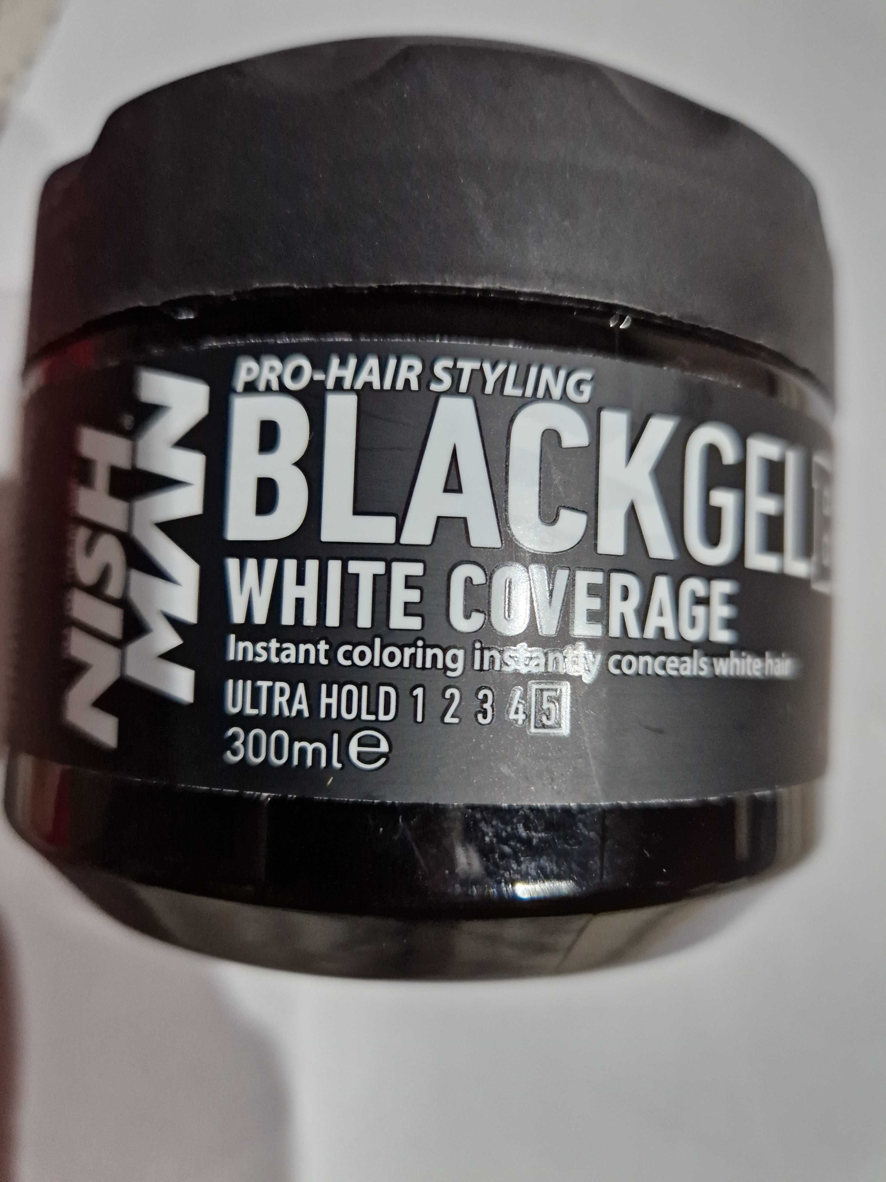 Gel si Spray colorant - NISH MAN - Magic color - Negru