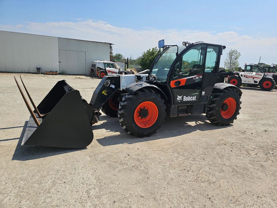Bomag TL35.70 cu cupa si furci incarcator telescopic manitou merlo dieci cat jcb Cupa si furci