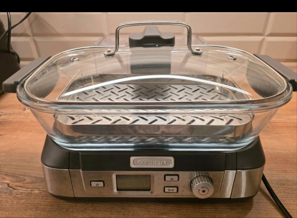Aparat de gătit la aburi Cuisinart CookFresh Digital Glass Steamer STM