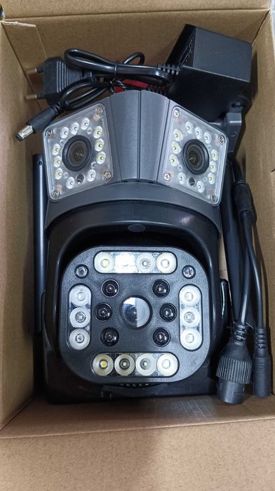 Тройна безжична IP камера с WiFi приложение iCSee 3 по 12MP