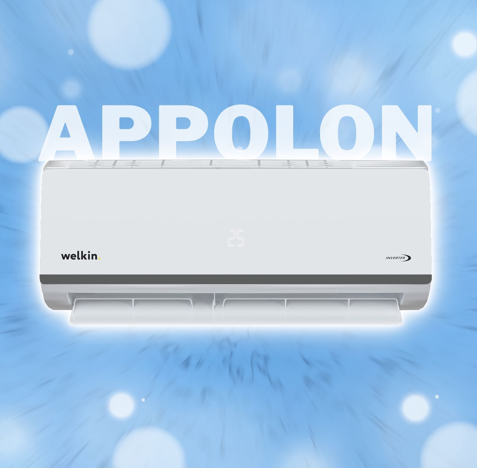 Кондиционер/Kanditsioner Welkin Appolon *Inverter - 9 + ДОСТАВКА!