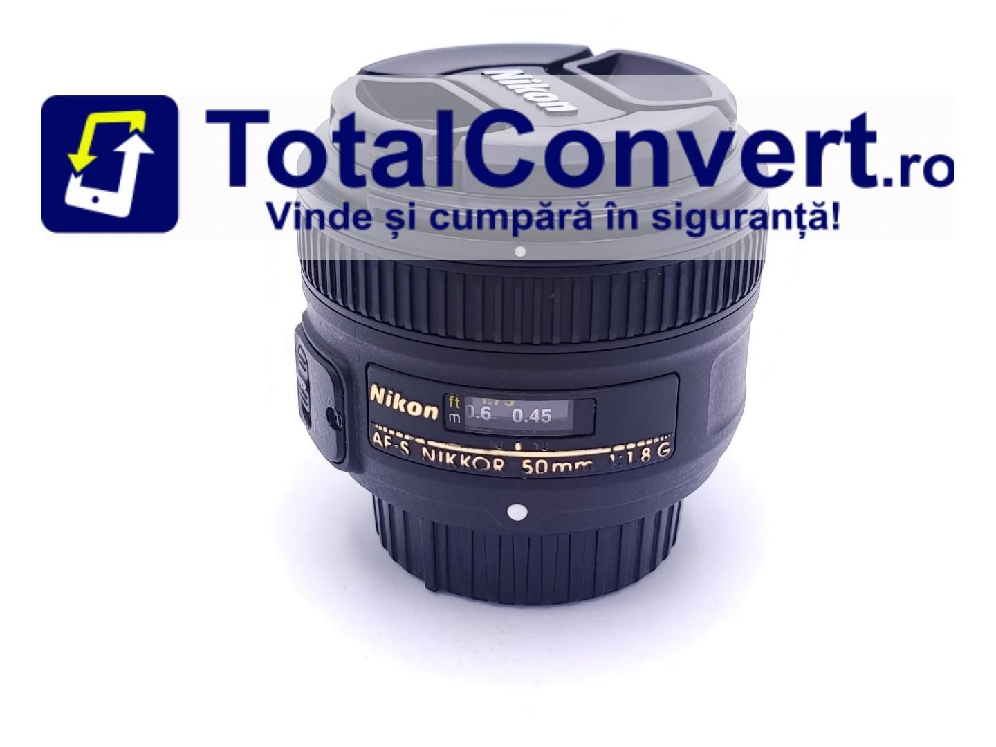 Obiectiv Foto DSLR Nikon 50mm f/1.8, Garantie 24 luni | #D83981