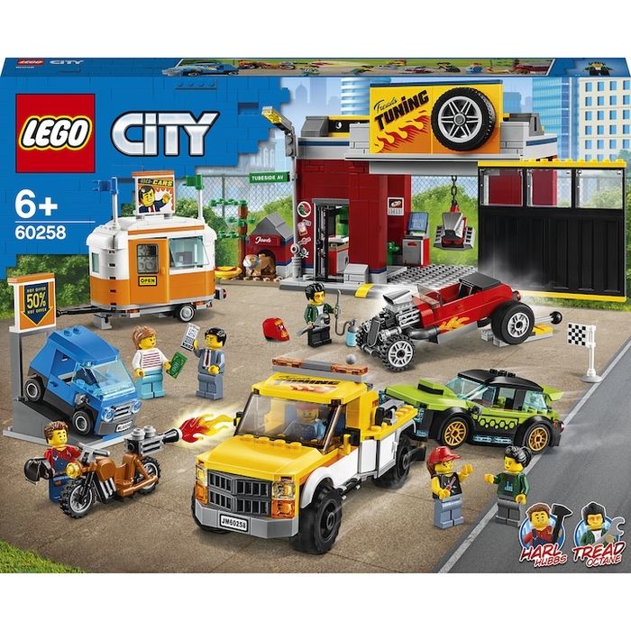 Lego Oras Magazin, Cafenea, Bloc, Tuning