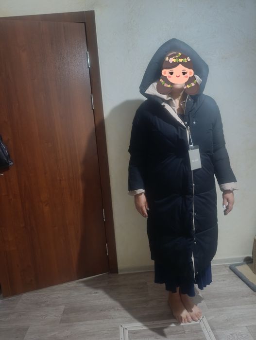 Зимний пуховик теплый