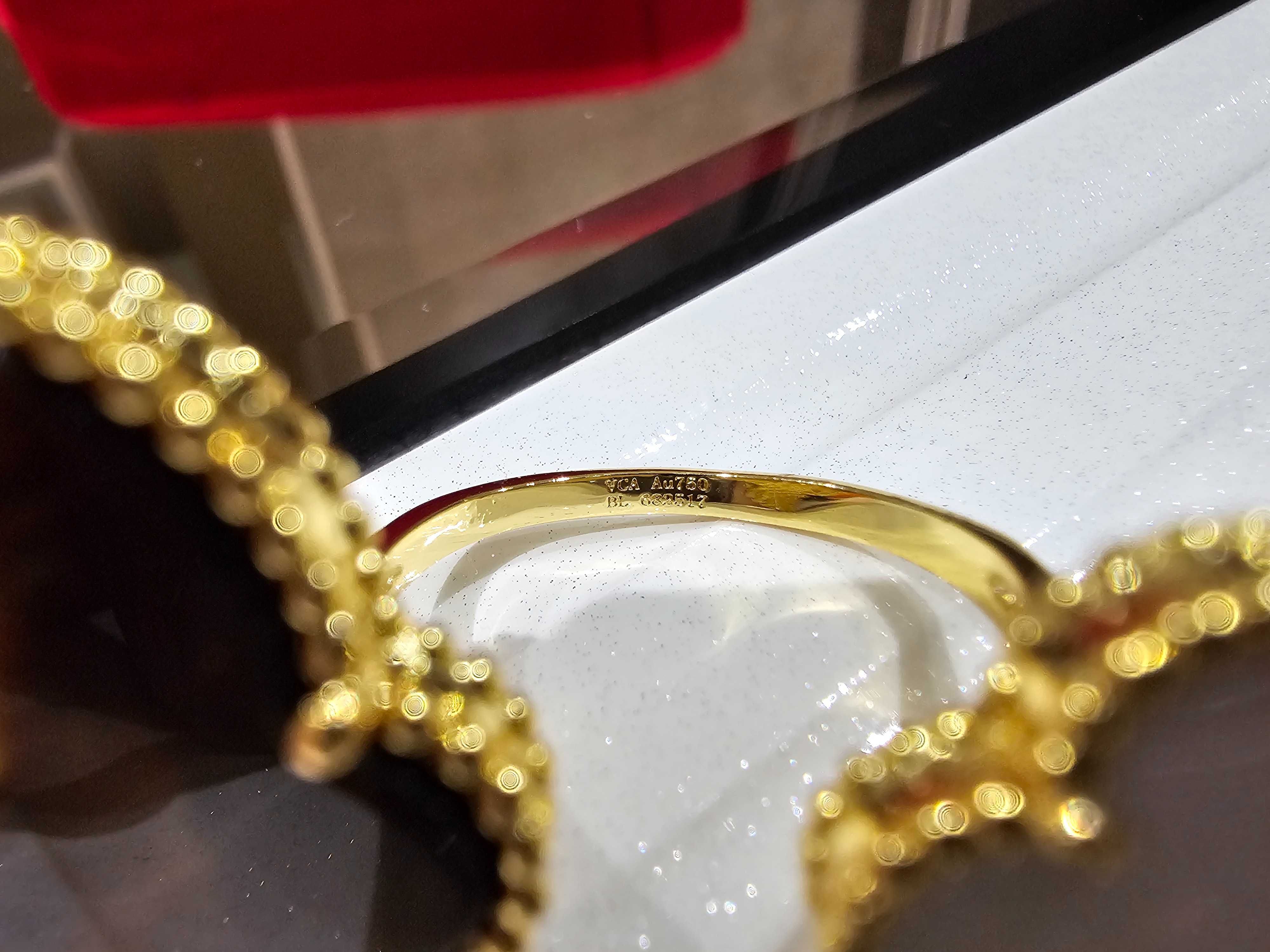 Van Cleef & Arpels VCA Gold Lucky Alhambra Tiger Mother Дамски Пръстен