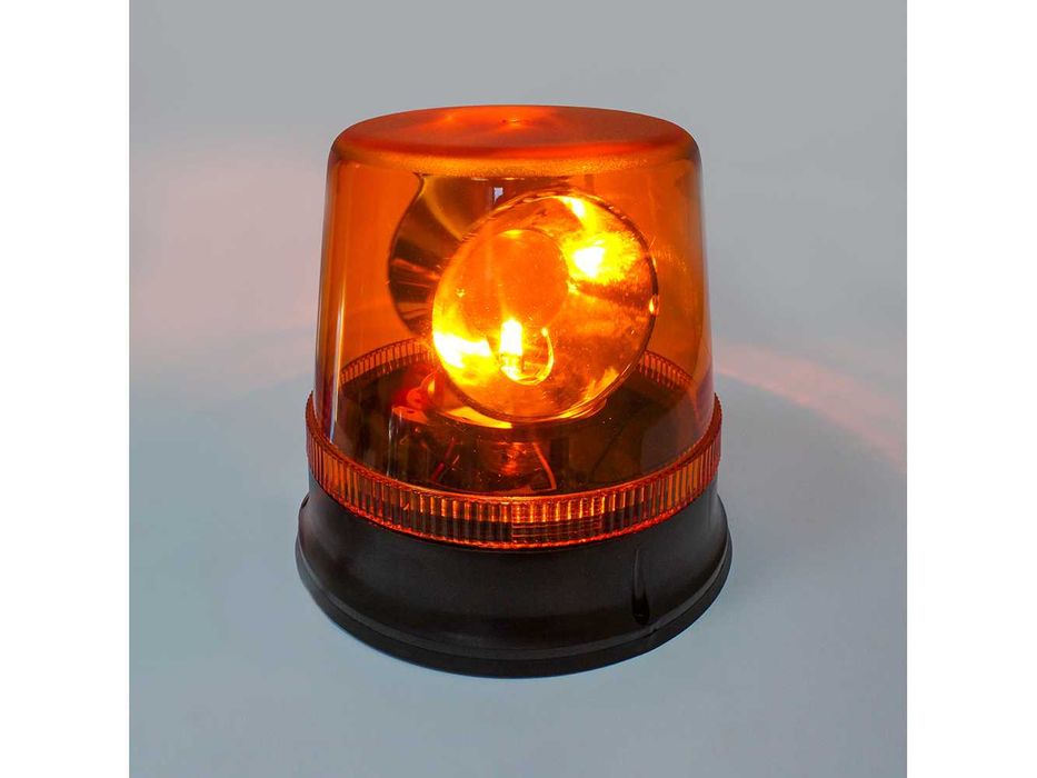 Халогенна Аварийна / Сигнална лампа, маяк, буркан, 12V +магнит /TR 504