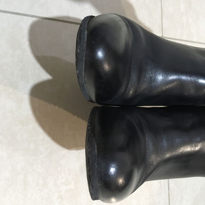 Ghete din piele naturala, talpa ortopedica, marimea 38