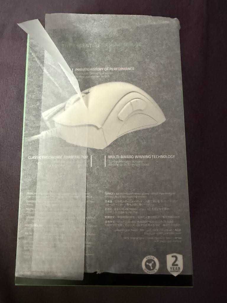 Гейминг мишка Razer - DeathAdder Essential, оптична, бяла