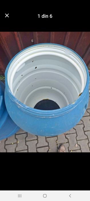 Butoaie plastic gros 220l