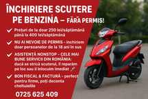 Inchirieri scutere pentru livrari