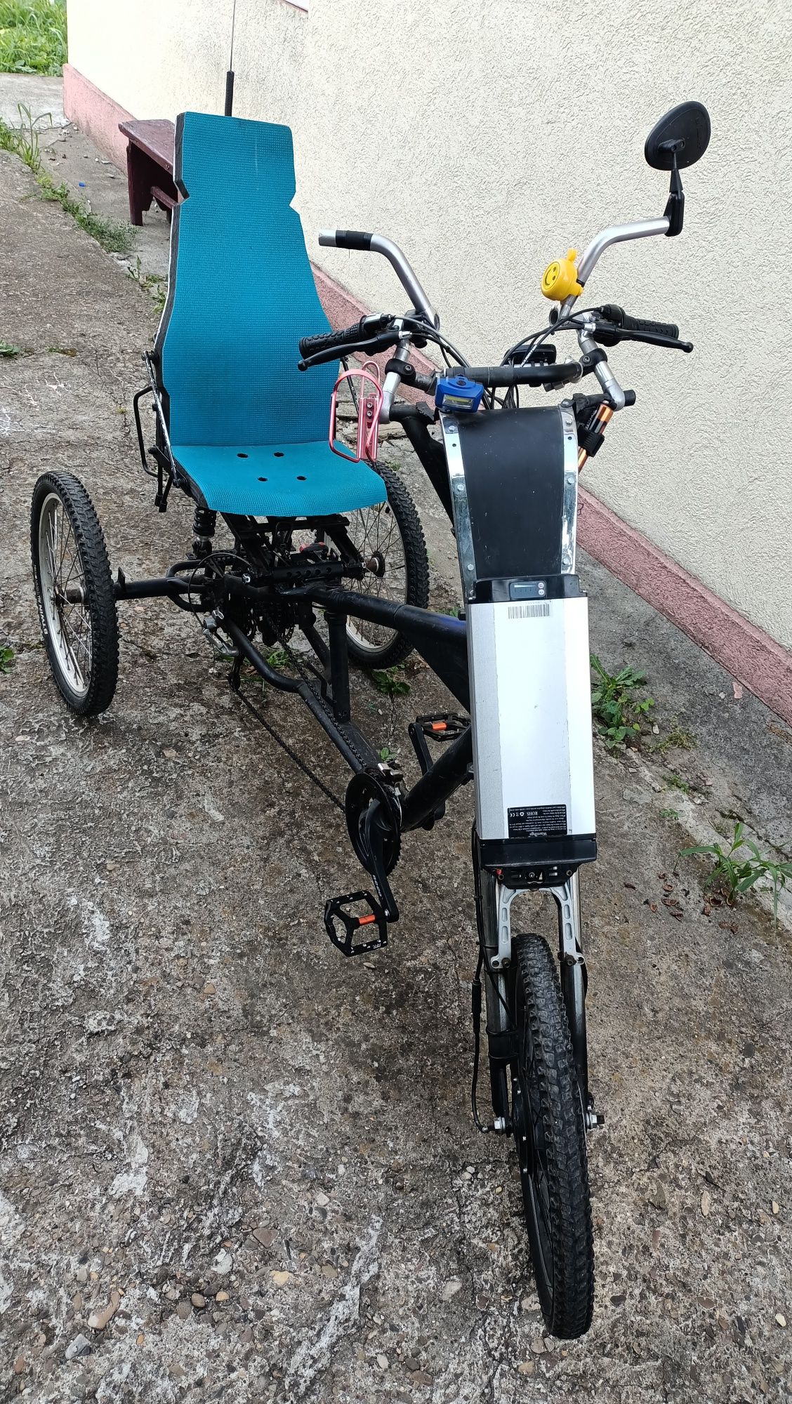 Bicicleta recumbent electric in stare foarte buna