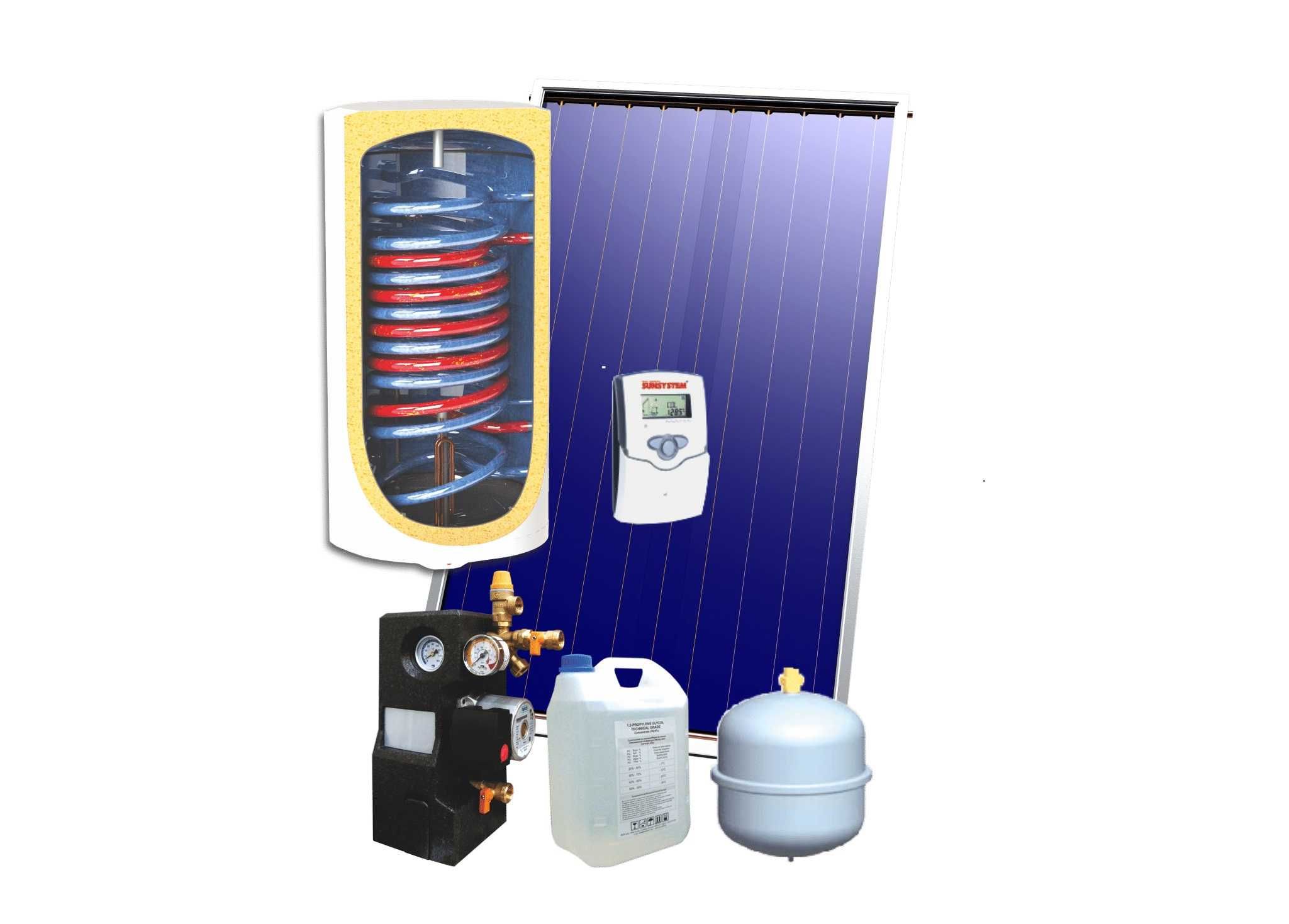 Соларен комплект SUNSYSTEM ALL INCLUSIVE MB PRL 120л с един панел