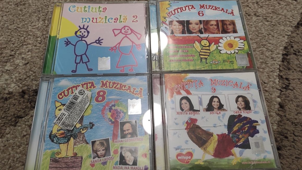 CD uri Cutiuta muzicala 2, 6, 8, 9