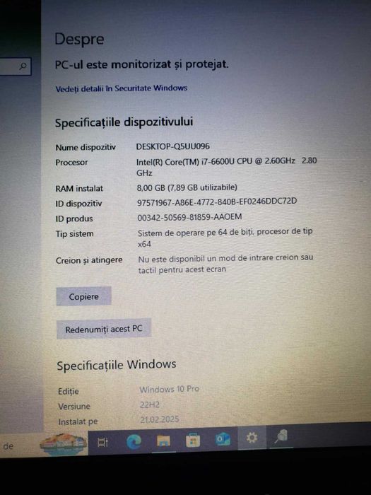 Fujitsu Siemens E 736,I7 gen6, pret fix