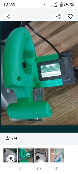 Circular 1200 w
Panza 160 mm
Turație 4500 /min