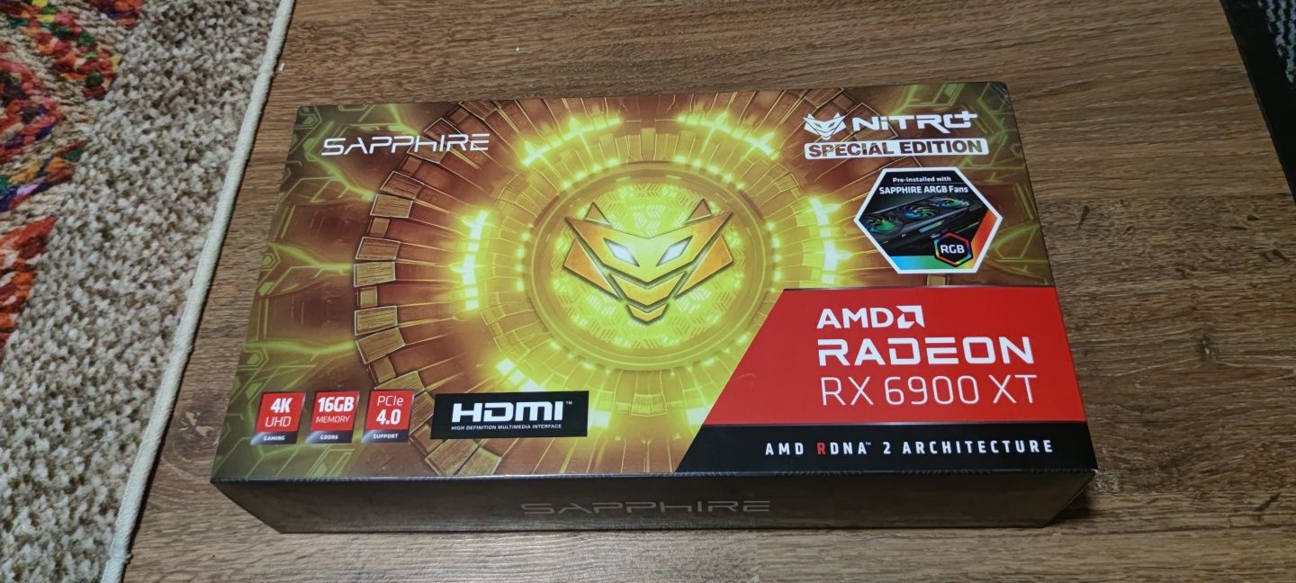 Placa Video Sapphire Radeon™RX 6900 XT NITRO+SE gaming,16GB