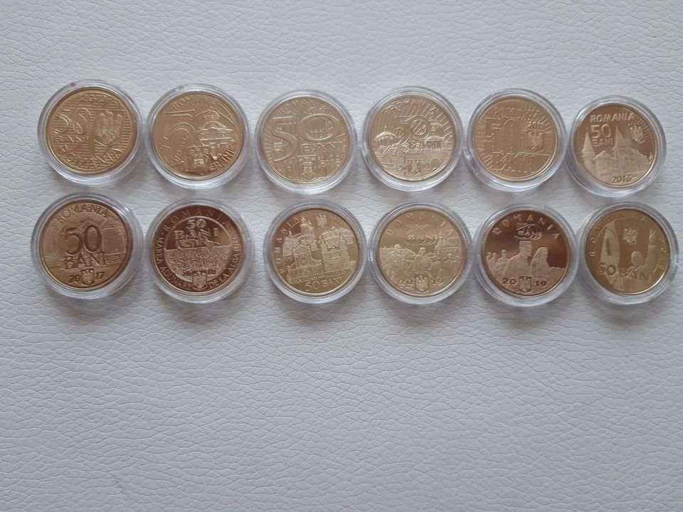 Colectie completa monede 50 bani