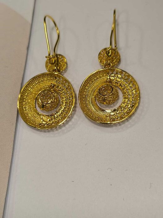 Cercei aur 21k 7,45g (b.44368 AG24) - Garantie 2 ani!