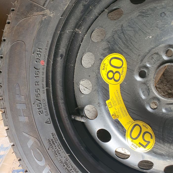 Roată Rezervă Ford 5×108, 215/60/16