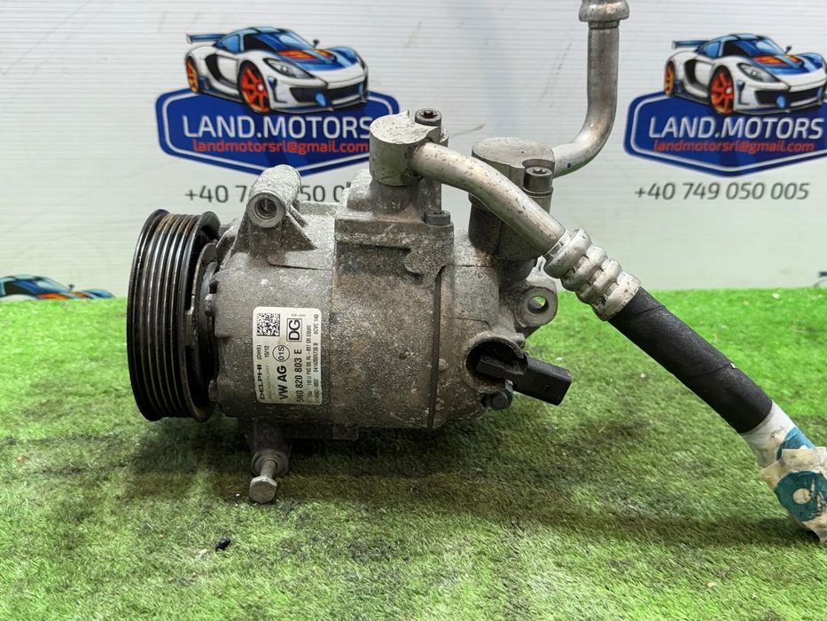 COMPRESOR AC SKODA FABIA AMBIENTE II FAB 1.6 DIESEL 2012 COD OEM 5N0820803E / 6CVC140 / 01140562-0002 / 01140562 / 5N0820803H / HATCHBACK 2007-2014