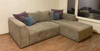 Ъглов диван, разтегателен с място за съхранение, размер 250 / 190 см
