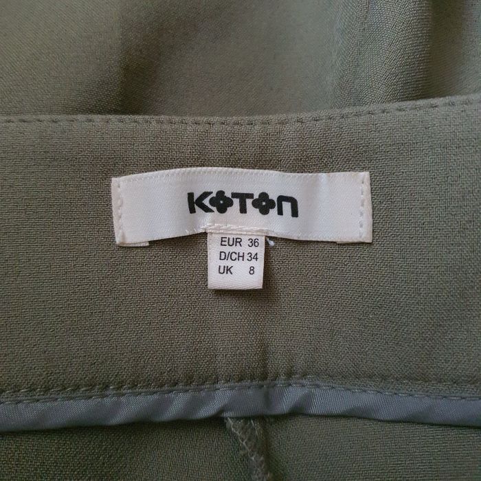 Pantaloni khaki cullotes Koton