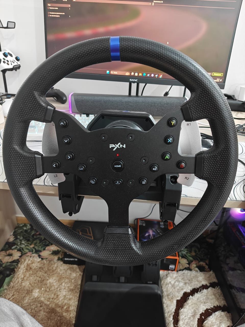 Игровой руль pxn v99