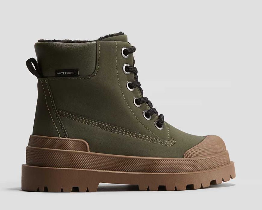 Детски кожени обувки боти непромокаеми H&M