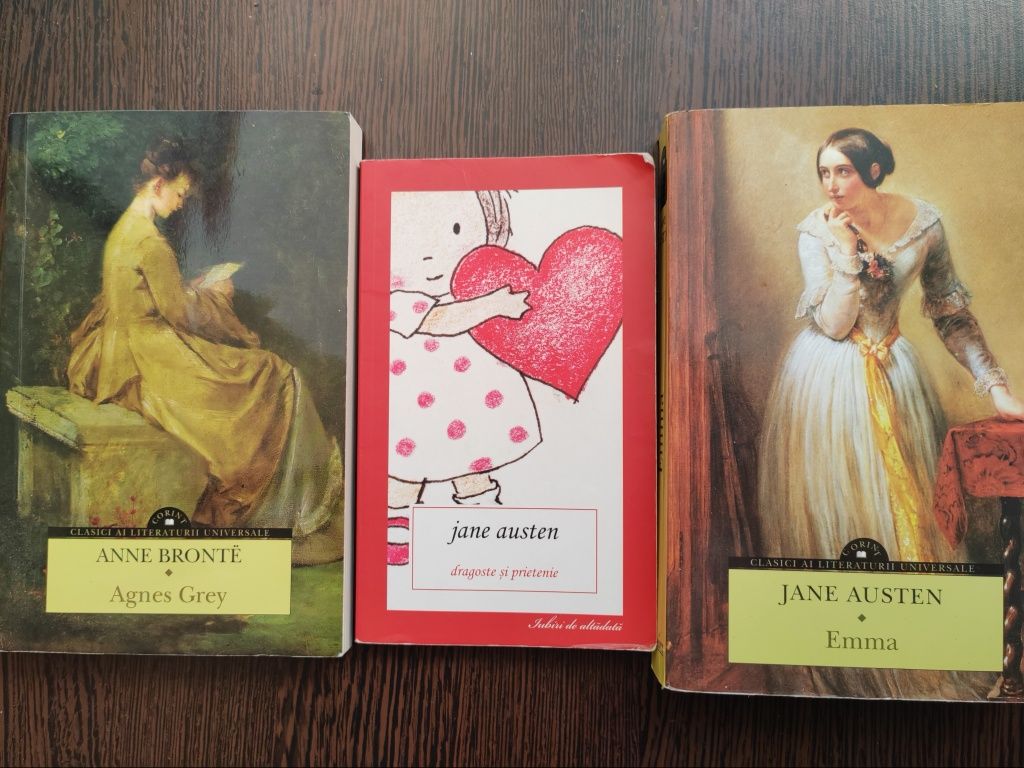 Set carti Jane Austen Emma Dragoste si Prietenie, Anne Bronte Agnes Gr