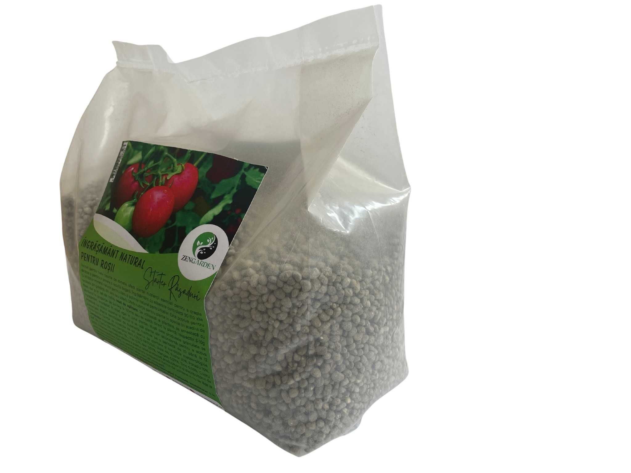 Ingrasamant cu oligoelemente pentru rosii rasaduri, ZenGarden sac 1 kg