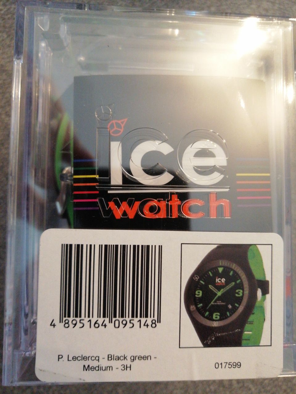 Ceas barbati Ice Watch P. Leclerq Black Green Medium 3H 017599 NOU