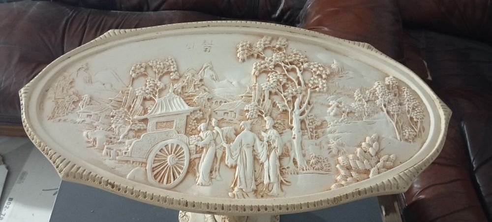 Vand masa cafea marmura si veioza