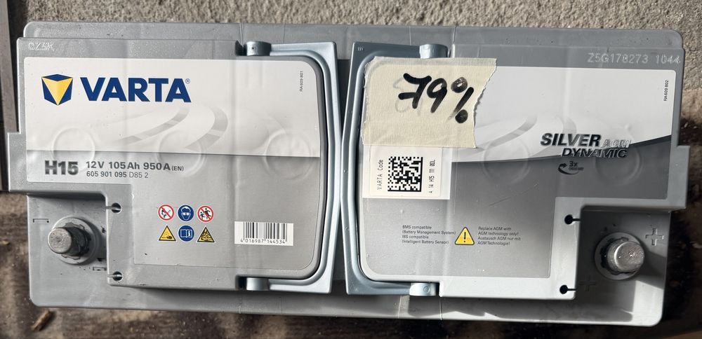 Varta Silver Dynamic AGM 105Ah